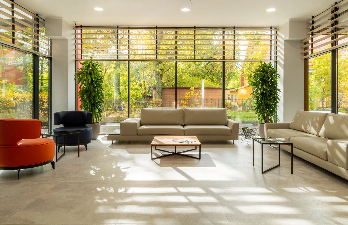 Contemporary living room · illustrative setting